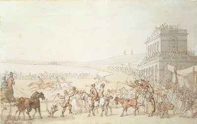 Brighton-Rennen, 1816 von Thomas Rowlandson